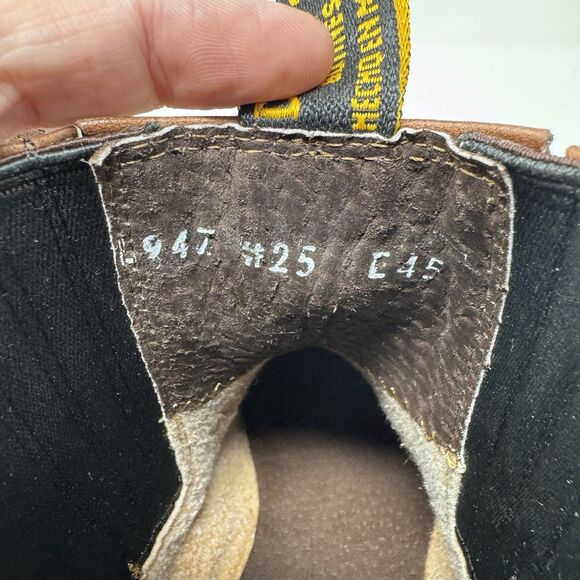 Diego’s Botines Bissett Brown Leather Boots Size MX 25, US Women 8, US Men 7-7.5 - Picture 7 of 11